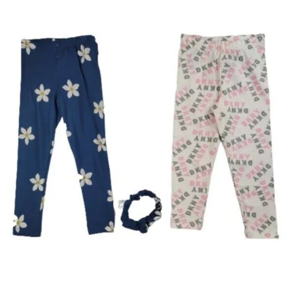 Jessica Simpson & DKNY Girls Leggings Bundle Size 4 - Picture 1 of 16